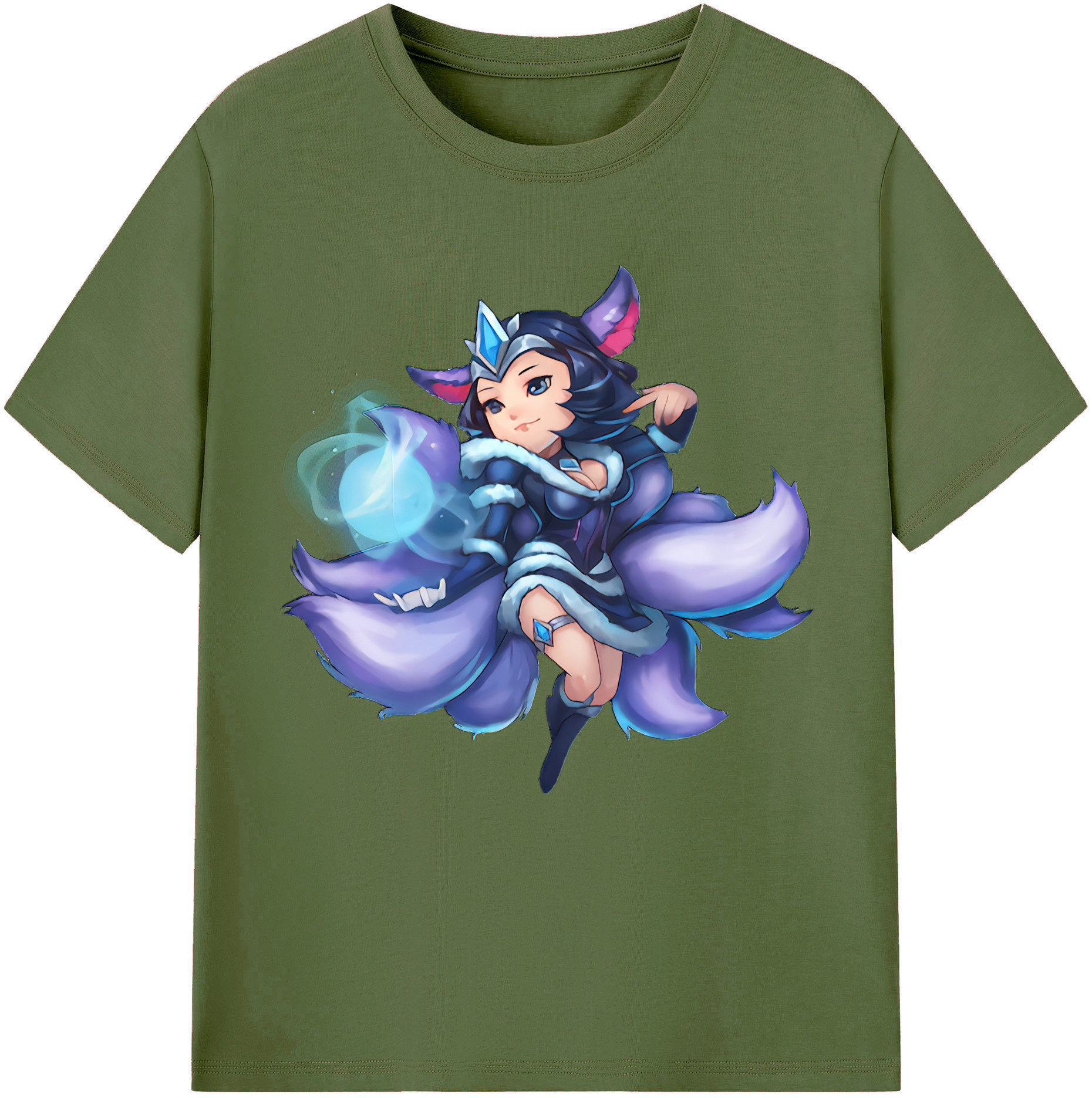 リーグ・オブ・レジェンド League of Legends LOL 綿100％半袖Tシャツ（フロントプリント）
